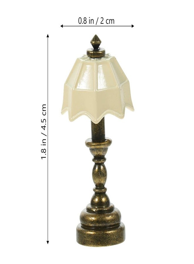 Toddmomy 3pcs Miniature Table Lamp Dollhouse Lights Doll House for House Decor for Craft and Photo Props - Image 2